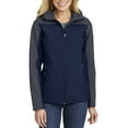 thumbnail image 1 of JustBlanks Womens Hooded Soft Shell Jacket Water Resistant Polyester with Fleece Lining, 1 of 1