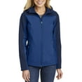 thumbnail image 1 of JustBlanks Womens Hooded Soft Shell Jacket Water Resistant Polyester with Fleece Lining, 1 of 1