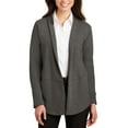 thumbnail image 1 of JustBlanks Womens Open Front Cotton Blend Cardigan with Shawl Collar Long Raglan Sleeves, 1 of 1