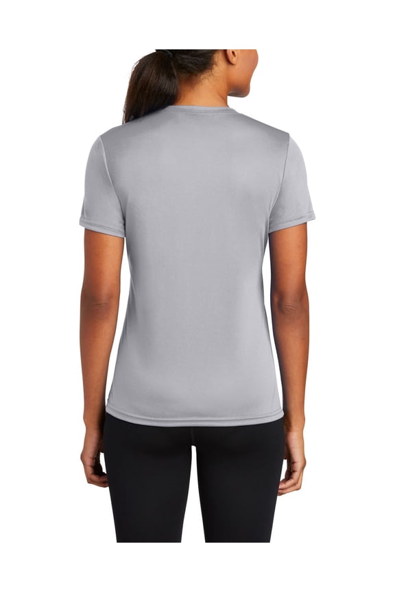 Womens Performance Moisture Wicking Crew Neck Short Sleeve T-Shirt