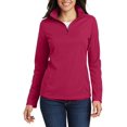 thumbnail image 1 of JustBlanks Womens Performance 1 2 Zip Pullover Polyester Mesh Moisture Wicking Cadet Collar, 1 of 1