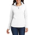 thumbnail image 1 of JustBlanks Womens Performance 1 2 Zip Pullover Polyester Mesh Moisture Wicking Cadet Collar, 1 of 1