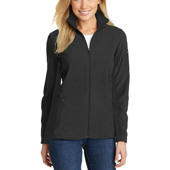 JustBlanks Womens Summit Fleece Full Zip Jacket Midweight Microfleece Stand Collar Long Sleeve