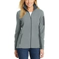 thumbnail image 1 of JustBlanks Womens Summit Fleece Full Zip Jacket Midweight Microfleece Stand Collar Long Sleeve, 1 of 1