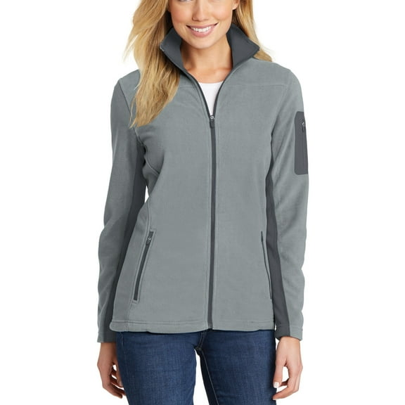 JustBlanks Womens Summit Fleece Full Zip Jacket Midweight Microfleece Stand Collar Long Sleeve