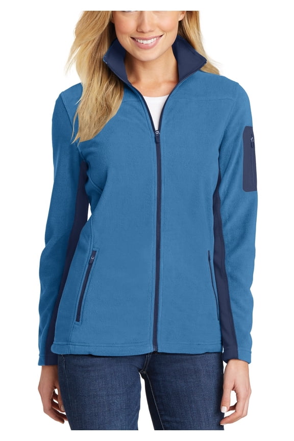 Womens Summit Fleece Full Zip Jacket Midweight Microfleece Stand Collar Long Sleeve
