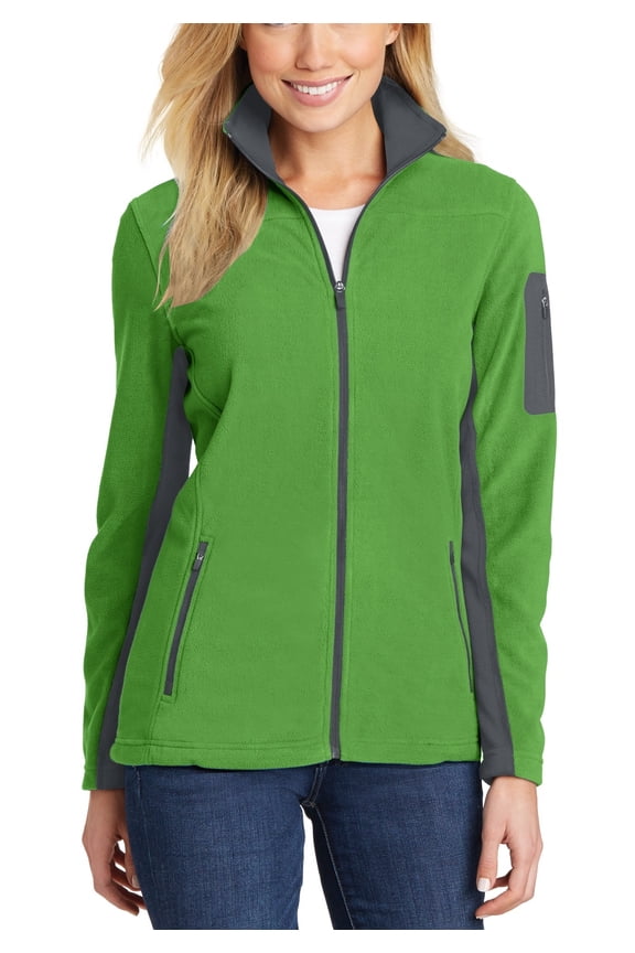 Womens Summit Fleece Full Zip Jacket Midweight Microfleece Stand Collar Long Sleeve