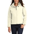 thumbnail image 1 of JustBlanks Ladies Textured Hooded Soft Shell Jacket Water Resistant Windproof Breathable Outerwear, 1 of 1