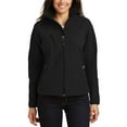 thumbnail image 1 of JustBlanks Ladies Textured Soft Shell Jacket Everyday Wear Front Zippered Pockets, 1 of 1