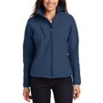 thumbnail image 1 of JustBlanks Ladies Textured Soft Shell Jacket Everyday Wear Front Zippered Pockets, 1 of 1