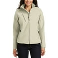 thumbnail image 1 of JustBlanks Ladies Textured Soft Shell Jacket Everyday Wear Front Zippered Pockets, 1 of 1
