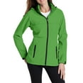thumbnail image 1 of JustBlanks Womens Waterproof Lightweight Polyester Rain Jacket with Zip Off Hood Adjustable Cuffs, 1 of 1