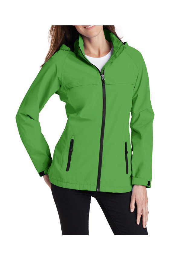 Just Blanks Ladies Torrent Waterproof Jacket , Vine Green, 4XL