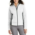 thumbnail image 1 of JustBlanks Womens Two Tone Soft Shell Jacket with Full Zip Front Adjustable Hem, 1 of 1