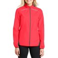 thumbnail image 1 of JustBlanks Womens Lightweight Full Zip Reflective Trim Jacket with Stand Collar Elastic Cuffs, 1 of 1