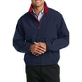thumbnail image 1 of Just Blanks Legacy Jacket Stowaway Hood In Cadet Collar Interior Chest Pocket, Dark Navy/Red, 5XL, 1 of 1