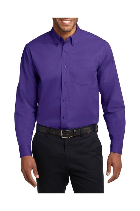 Long Sleeve Easy Care Shirt comfortable wash-and-wear shirt is indispensable for the workday