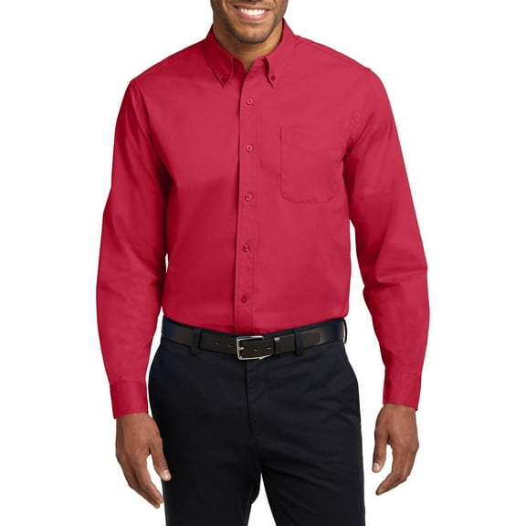 JustBlanks Long Sleeve Easy Care Shirt comfortable wash-and-wear shirt is indispensable for the workday
