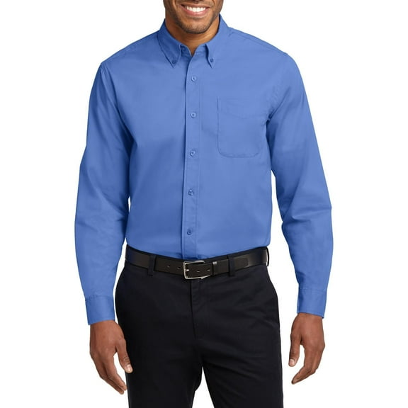 JustBlanks Long Sleeve Easy Care Shirt comfortable wash-and-wear shirt is indispensable for the workday