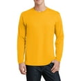 thumbnail image 1 of Just Blanks Long Sleeve Fan Favorite Tee, Bright Gold, 6XL, 1 of 1