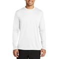 thumbnail image 1 of Just Blanks Long Sleeve Performance Tee Moisture Wicking Technology To Keep You Cool, White, 4XL, 1 of 1