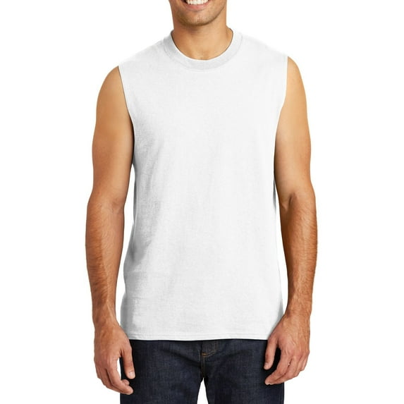 Just Blanks Long Sleeve Pocket T-Shirt – Soft, Durable Cotton Tee with Classic Pocket Design, White, 4XL