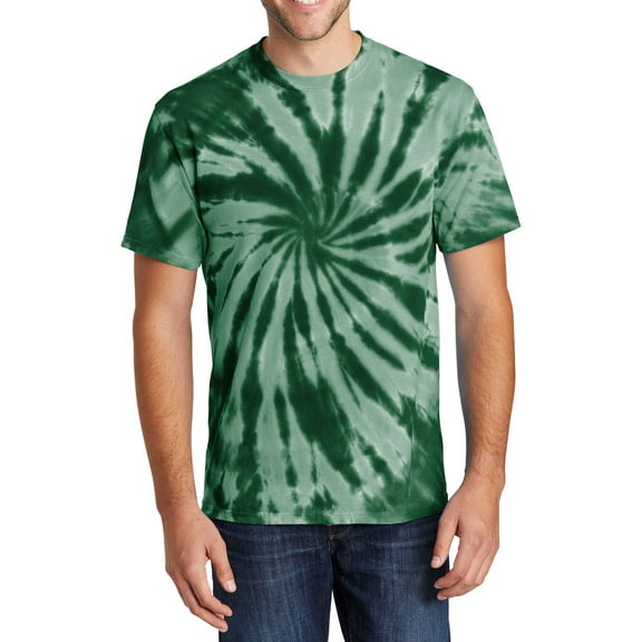 JustBlanks Tie Dye 100 Pigment Dyed Cotton Crew Neck Short Sleeve T Shirt
