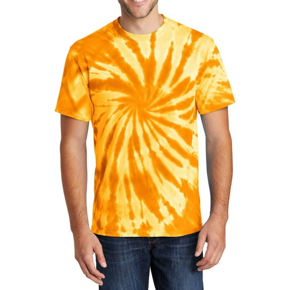JustBlanks Tie Dye 100 Pigment Dyed Cotton Crew Neck Short Sleeve T Shirt