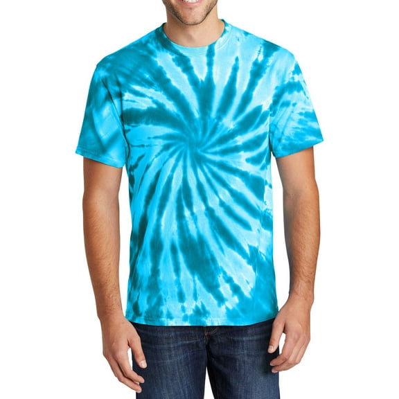 JustBlanks Tie Dye 100 Pigment Dyed Cotton Crew Neck Short Sleeve T Shirt