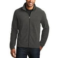 thumbnail image 1 of JustBlanks Mens Heather Microfleece Full Zip Jacket Lightweight Warmth Comfort, 1 of 1