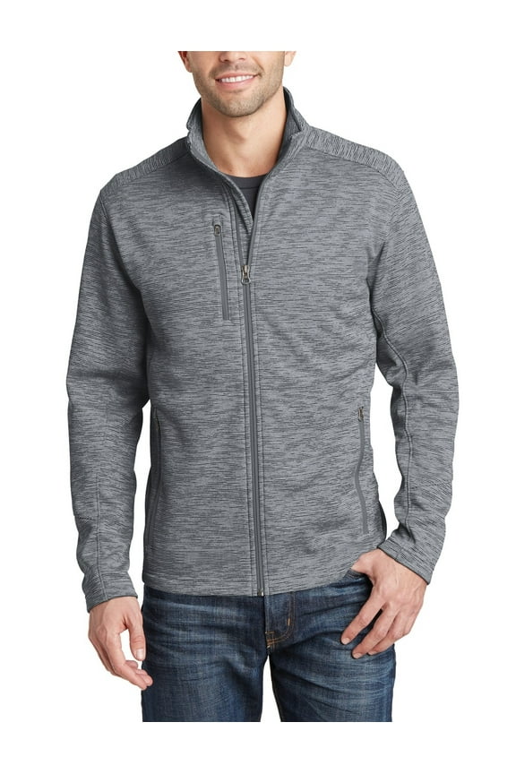 Just Blanks Men's Lightweight Soft Shell Jacket - Windproof, Water-Resistant, Breathable Outerwear, Grey, 4XL