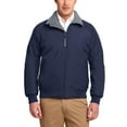 thumbnail image 1 of JustBlanks Mens Water Resistant Teklon Nylon Full Zip Fleece Lined Bomber Jacket with Rib Knit Cuffs Waistband, 1 of 1