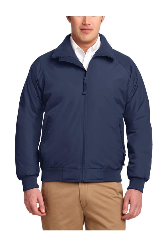 Just Blanks Men’s Nylon Polyester Challenger Jacket, True Navy/True Navy, 4XL
