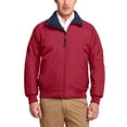thumbnail image 1 of JustBlanks Mens Water Resistant Teklon Nylon Full Zip Fleece Lined Bomber Jacket with Rib Knit Cuffs Waistband, 1 of 1