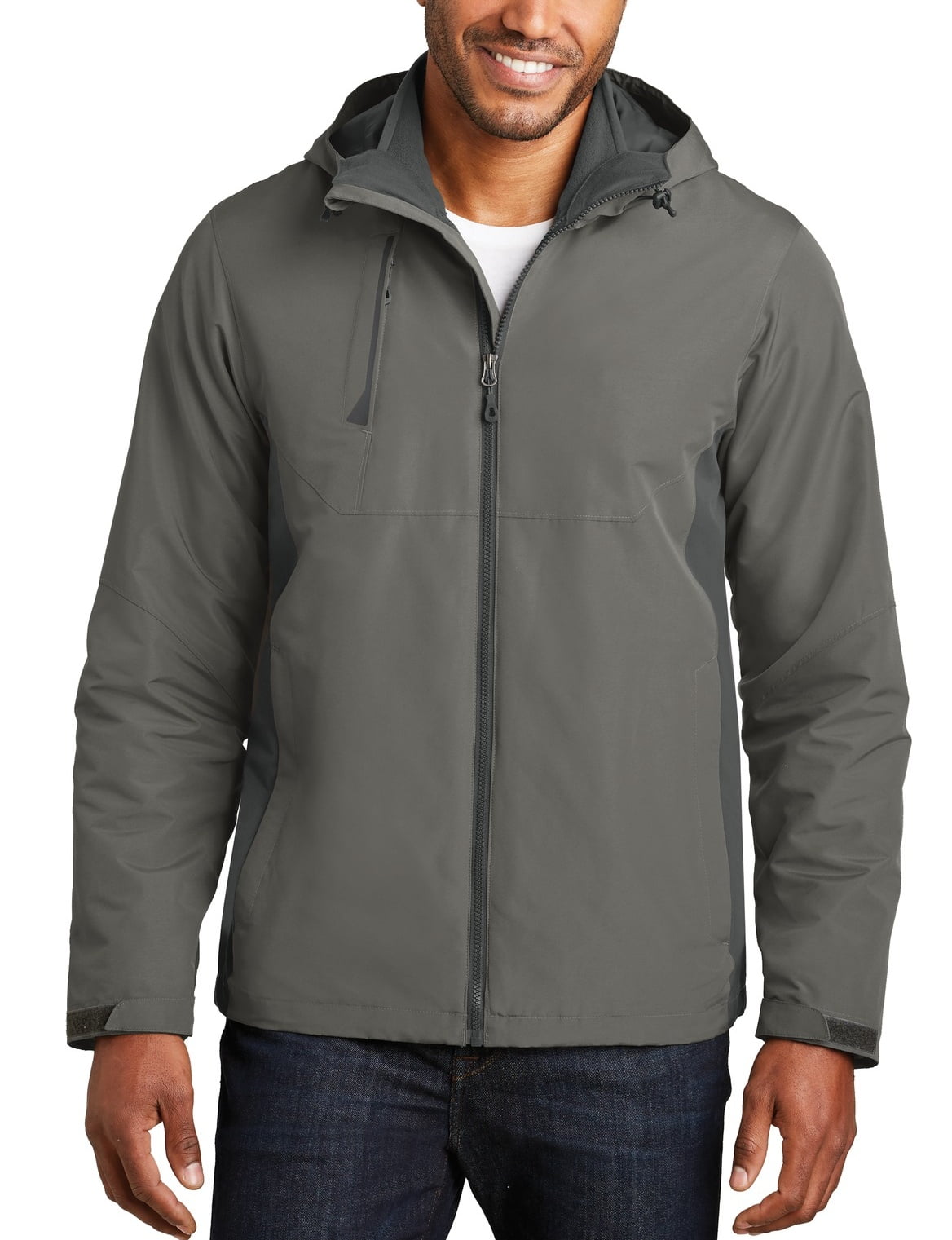 JustBlanks 3 in 1 Weather Resistant Jacket with Removable Fleece Liner ...