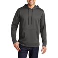 thumbnail image 1 of JustBlanks Performance Fleece Pullover Hoodie 100 Polyester Moisture Wicking Front Pocket, 1 of 1