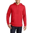 thumbnail image 1 of JustBlanks Performance Fleece Pullover Hoodie 100 Polyester Moisture Wicking Front Pocket, 1 of 1