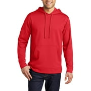 JustBlanks Performance Fleece Pullover Hoodie 100 Polyester Moisture Wicking Front Pocket