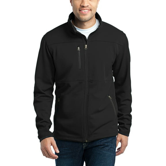 JustBlanks Mens Midweight Pique Fleece Jacket with Zip Pockets