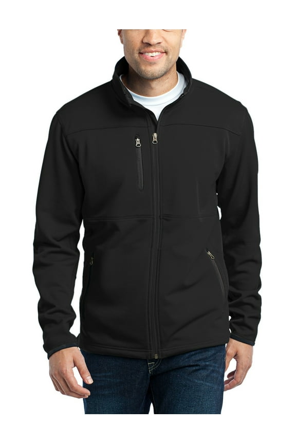 Mens Midweight Pique Fleece Jacket with Zip Pockets