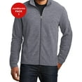thumbnail image 1 of Just Blanks Port Authority F235 Heather Microfleece Full-Zip Jacket, 1 of 1