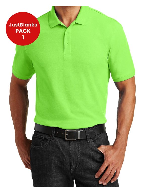 Core Classic Pique Polo Flat Knit Collar Cuffs 3 Button Placket