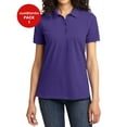 thumbnail image 1 of JustBlanks With a stain-release finish, this budget-minded polo is exceptionally durable Ladies Core Blend Pique Polo, 1 of 6