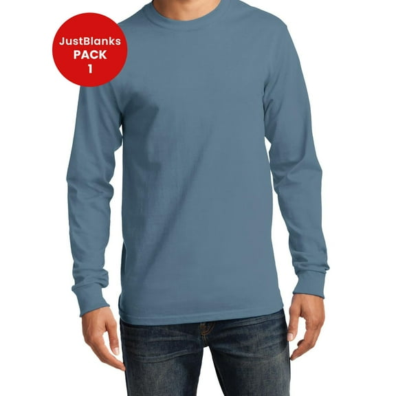 JustBlanks Tall Long Sleeve Essential T Shirt Comfort Versatility Casual Style
