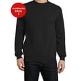 thumbnail image 1 of JustBlanks Core Fleece Crewneck Sweatshirt Ribbed Cuffs Waistband for a Snug Fit, 1 of 1