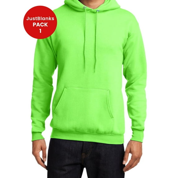 JustBlanks Core Fleece Pullover Hooded Sweatshirt Long Sleeve