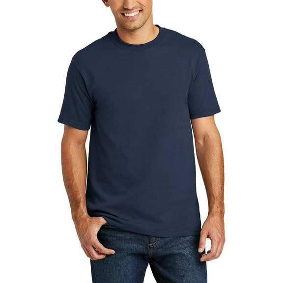 JustBlanks All American 100 Cotton Tee Crew Neck Short Sleeve