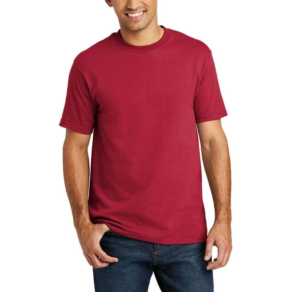 JustBlanks All American 100 Cotton Tee Crew Neck Short Sleeve