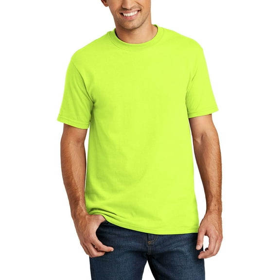 JustBlanks All American 100 Cotton Tee Crew Neck Short Sleeve