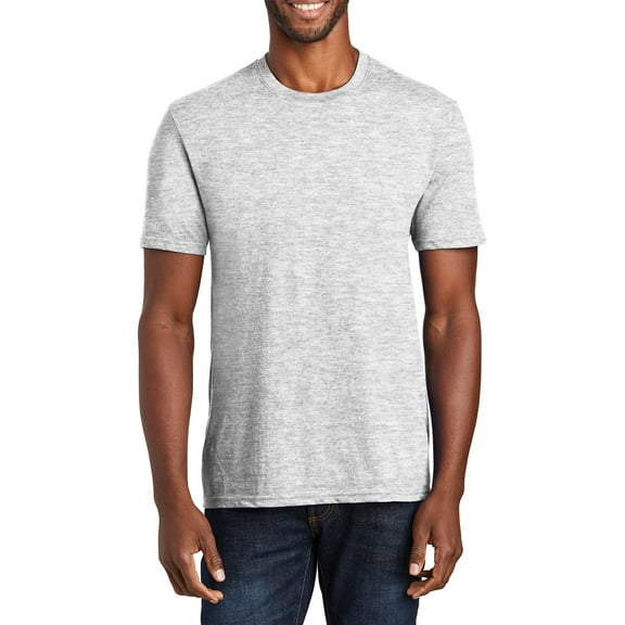 JustBlanks Lightweight Cotton Polyester Blend Crew Neck Short Sleeve T Shirt